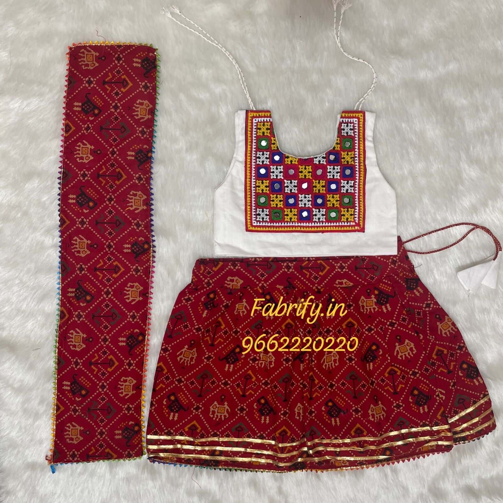 Fabrify Baby Chhathi Welcome Cloth Name Ceremony Cloth 0-3 Month