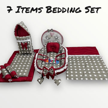 Fabrify 7 Items Cotton Bedding Set