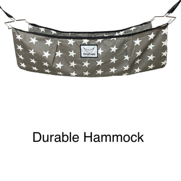 CozyCradle Car Hammock for 0 to 3 Year Baby Portable Travel Cloth Jhula with Adjustable Belt Hangers and Carry Bag