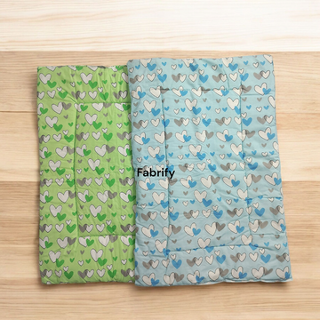 Fabrify Newborn Baby Godadi, Baby Bed, Mattress Rajai Godari Quilt (2 Qty) (0-6 Month)